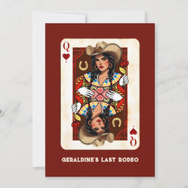 Carte Dernier Rodeo Midwest Queen of Hearts person
