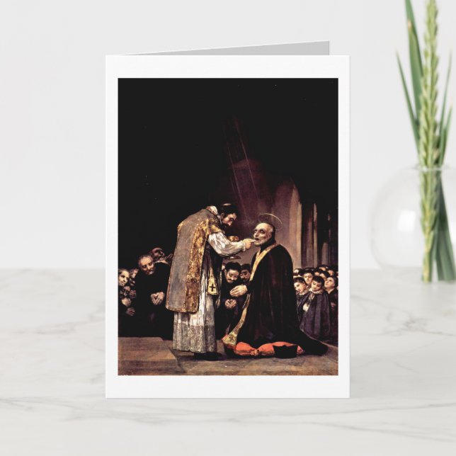 Carte Dernière Communion De Saint-Joseph Par Francisco D (Devant)