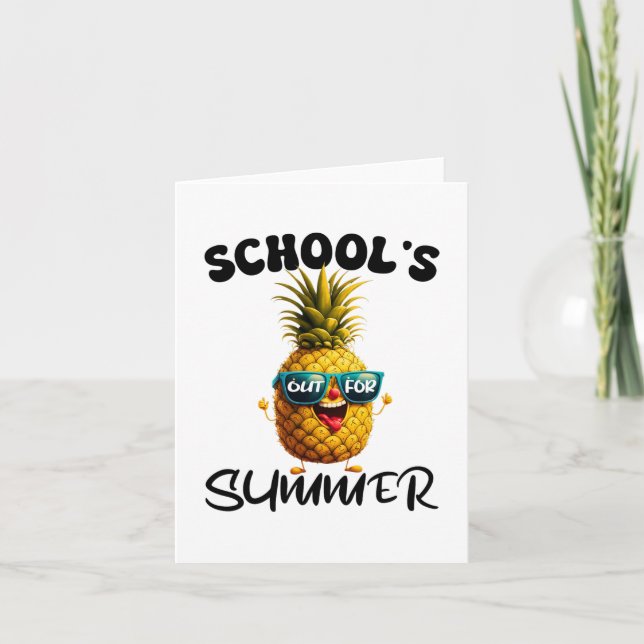 Carte Dernière journée de l'école dehors pour l'été ense (Devant)