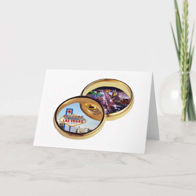 Carte des anneaux de Las Vegas Wedding (Devant)