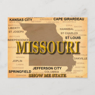 Carte des antiquités du Missouri