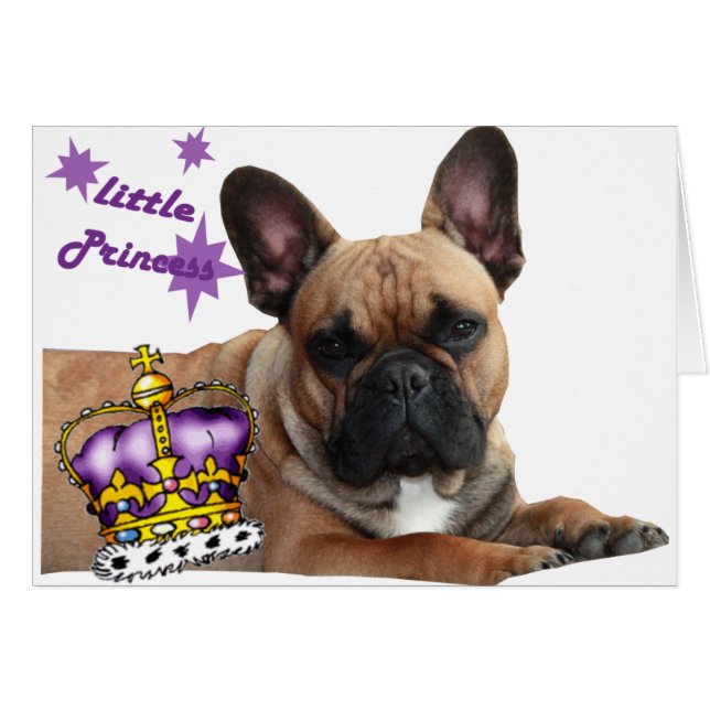 Carte des bulldogs français (Devant horizontal)