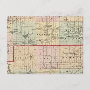 Carte des comtés de Racine et Kenosha