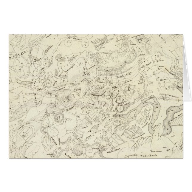 Carte des constellations 2 (Devant horizontal)