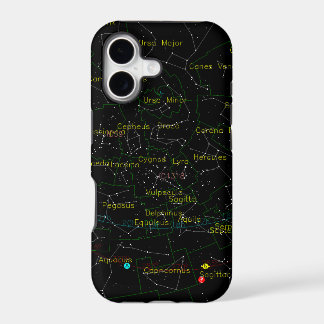 Carte des constellations du ciel