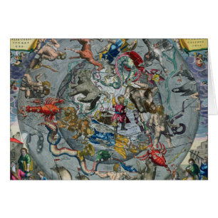 Carte des constellations du du nord