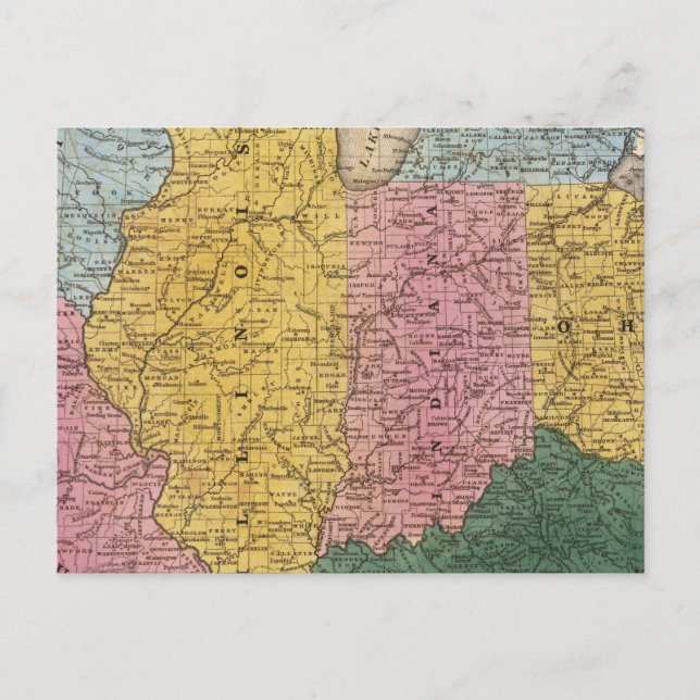 Carte des États Occidentaux (Devant)