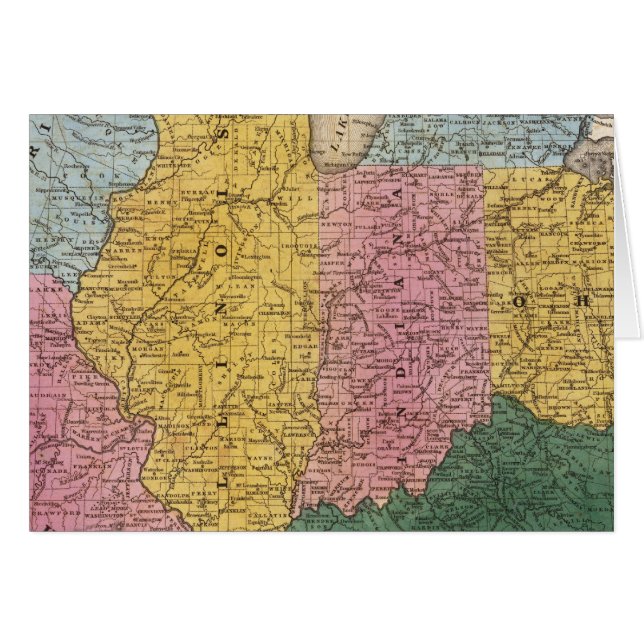 Carte des États occidentaux (Devant horizontal)