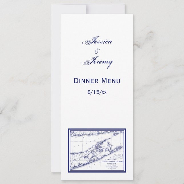 Carte des Hamptons de Long Island VC (Devant)