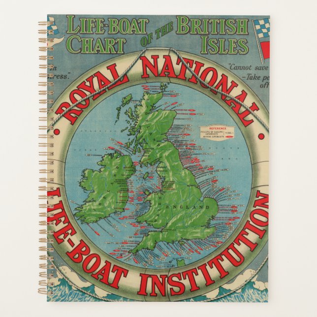 Carte des îles britanniques - Carte des bateaux à  (Devant)