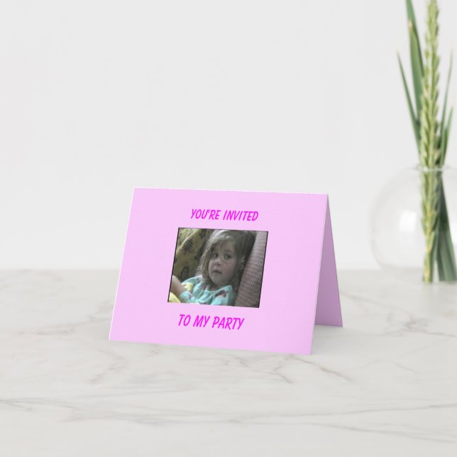 Carte des invitations d'Annie - customisée (Devant)