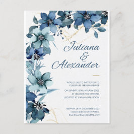 Carte des invitations de mariage
