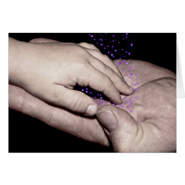 carte des mains de guérison (Devant horizontal)