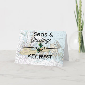 Carte des mers et des salutations - Key West