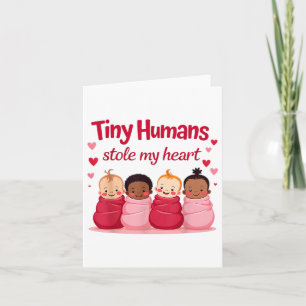 Carte Des minuscules humains m'ont volé le coeur Valenti