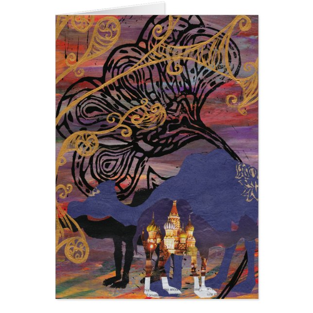 Carte des mondes de chameau (Devant)