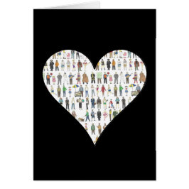 Carte des personnes New York City Black Heart NYC