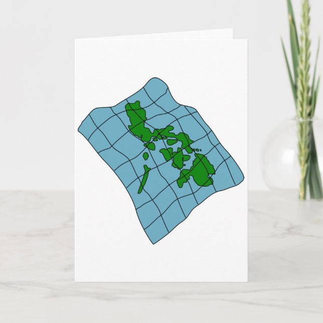 Carte Des Philippines Cartes De Voeux (Devant)