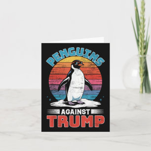 Carte Des pingouins contre Trump Des Pingouins Flippers