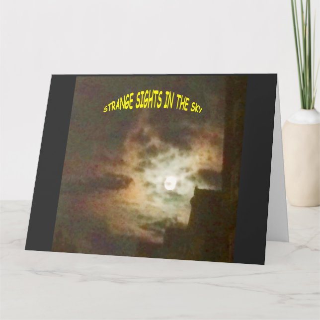 Carte Des points de vue étranges dans le ciel (Devant)