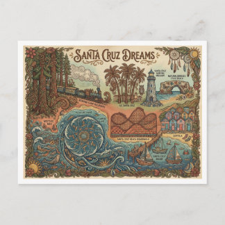 Carte des rêves de Santa Cruz Californie – Côte vi