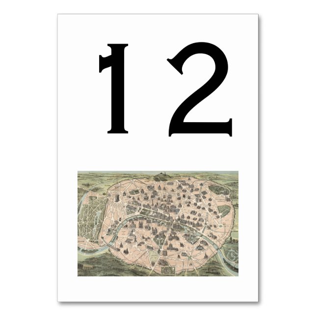 Carte des rues de Paris antique do-it-yourself BG (Par défaut)