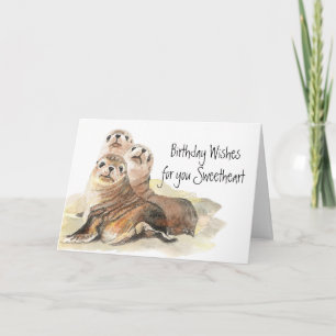 Carte Des sceaux d'approbation amusants Chéri le meilleu