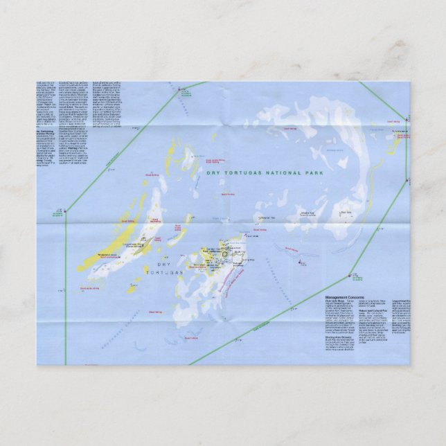 Carte des tortugas sèches (Devant)