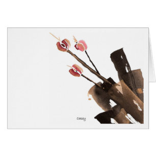 Carte des tulipes trois