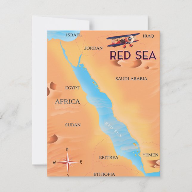Carte des voyages en mer Rouge (Devant)