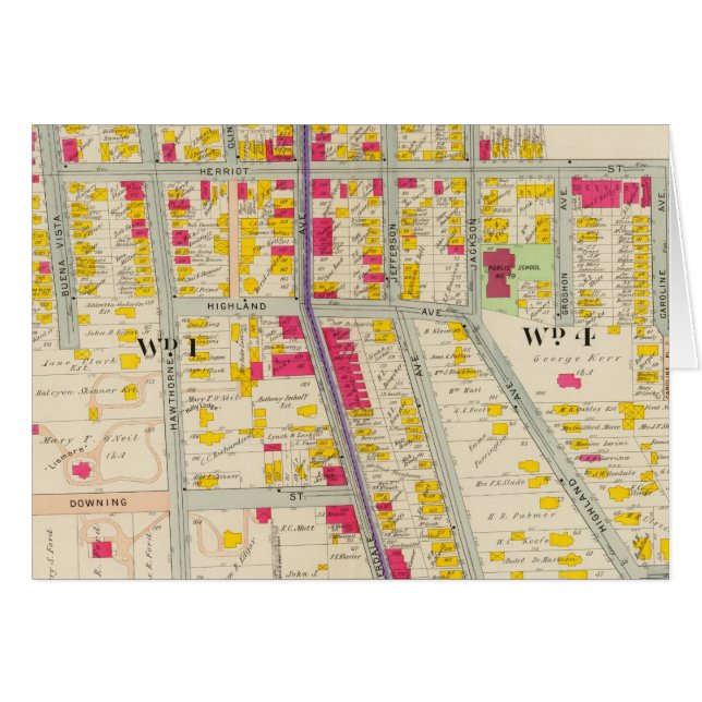 Carte des Yonkers (Devant horizontal)
