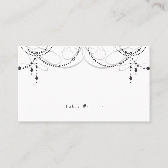 Carte d'escorte de lustre (Devant)