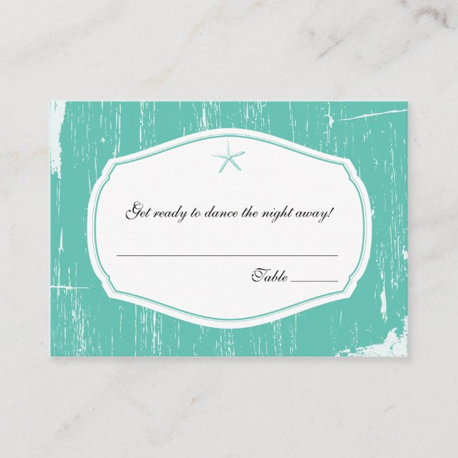 Carte d'escorte/de siège Mariage de poisson d'Amér (Devant)