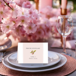 Carte d'escorte de table de mariage Cerry Blossom