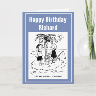 Carte Desert Island Castaway Fishing possède du poisson 