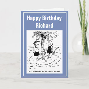 Carte Desert Island Castaway propose Fish a la Coconut M