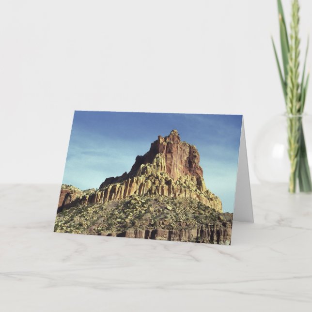 Carte Desert Rock Mountain Peak Paysage Photo (Devant)
