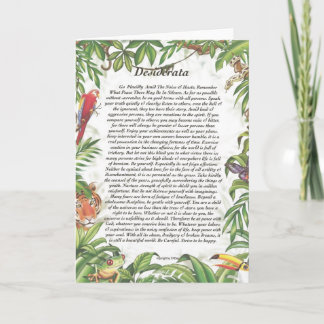 Carte DESIDERATA
