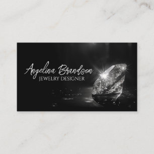 Carte design bijoux bijoux en diamant étincelant