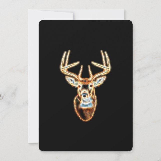 Carte Design de Deer Head Energy Spirit (Devant)