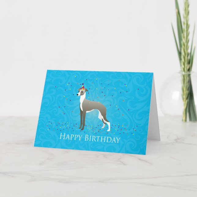 Carte Design italien Greyhound (Devant)