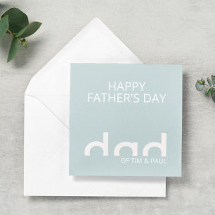 Carte Design moderne simple papa pour la Fête des pères