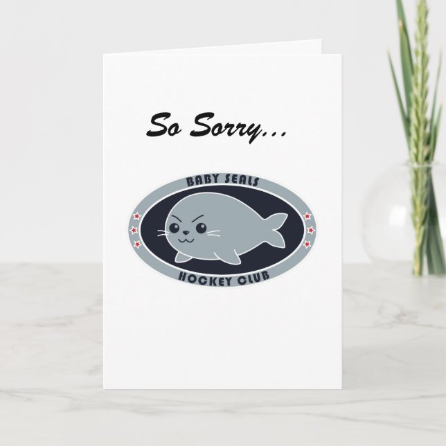 Carte Désolé (Devant)