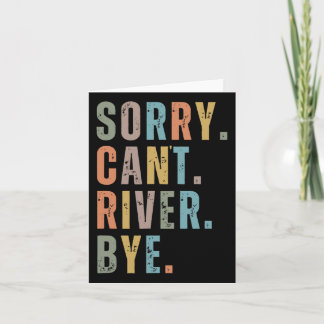 Carte Désolé Can't River Bye
