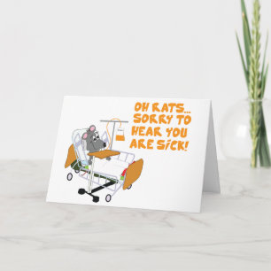 Carte Désolé D'Avoir Entendu Que Vous Êtes Malade