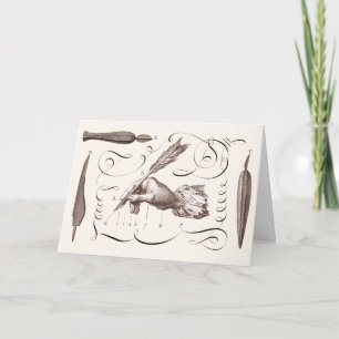 Carte Désolé d'avoir mis si longtemps à écrire - Antique