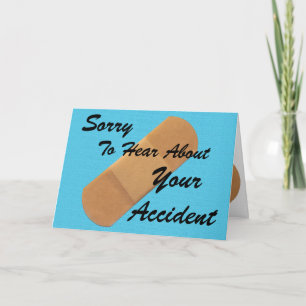 Carte Désolé pour votre accident