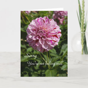 Carte Désolé, vous ne vous sentez pas bien