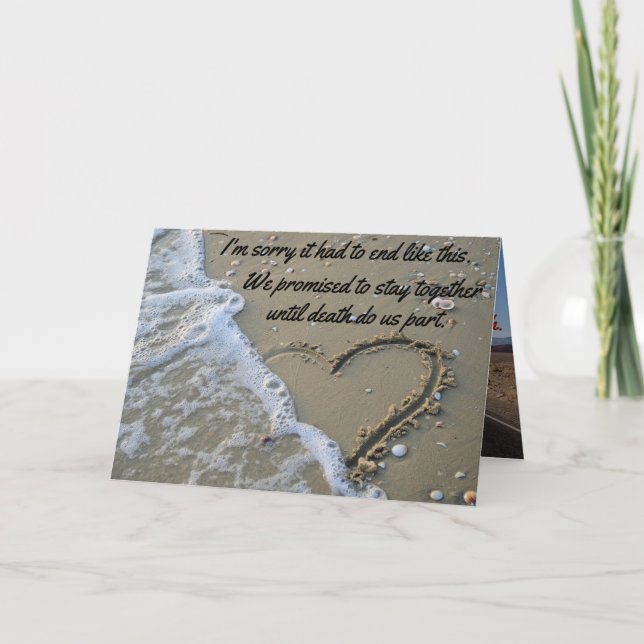 Carte Désolée De Finir Comme Cette Insulte Drôle  (Devant)