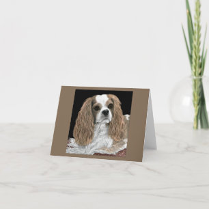 Carte d'espagnol Cavalier King Charles - Bella